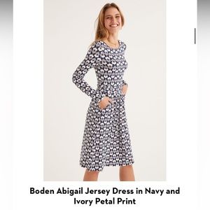 Boden Abigail Jersey Dress Size 6L